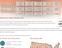 Tablet Screenshot of history-schools.com